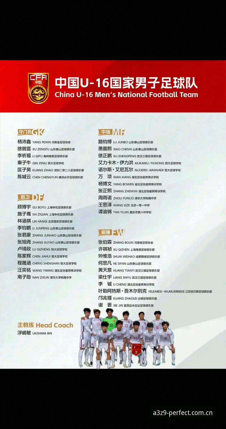 U17世界杯抽签结果全面解析：中国足球青训的机遇与挑战